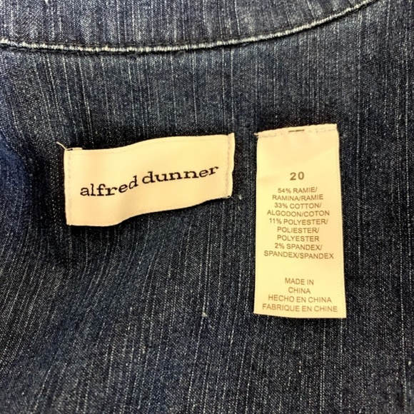 jean jacket by alfred dunner - Picture 2 of 2